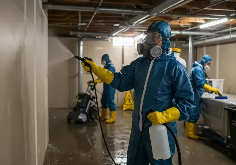 Basement Sanitization and Antimicrobial Treatment process in Gonzales, CA